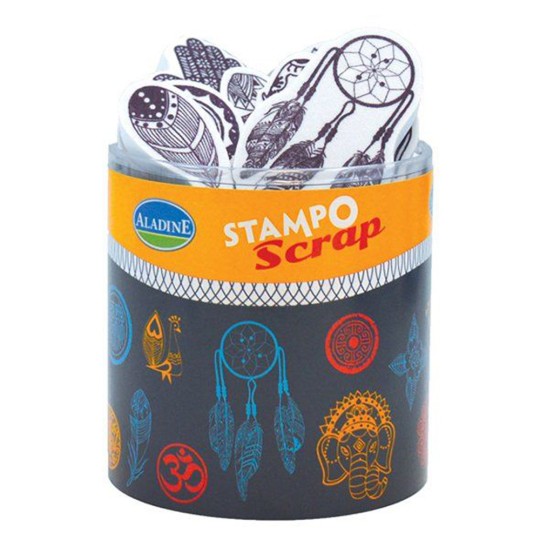 Tampon caoutchouc ethnique Aladine stampo scrap 21p Tampon caoutchouc ethnique Aladine stampo scrap 21p