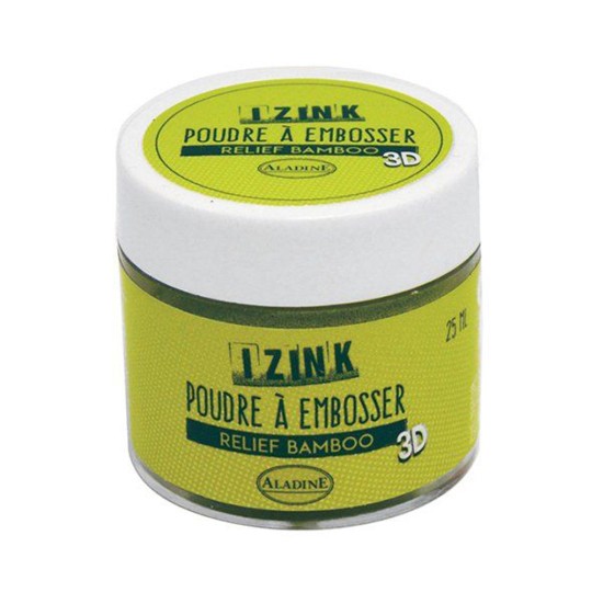 Poudre à embosser Aladine izink 25 ml bambou Poudre à embosser Aladine izink 25 ml bambou