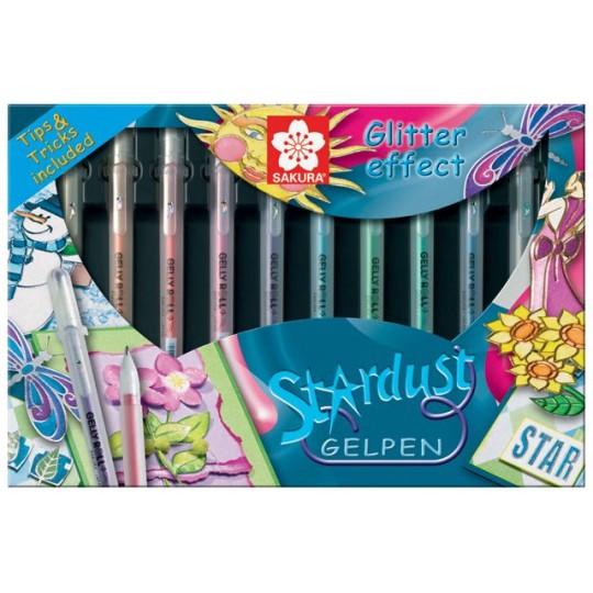 Feutre Gelly Roll Stardust Sakura gel 10 feutres Feutre Gelly Roll Stardust Sakura gel 10 feutres