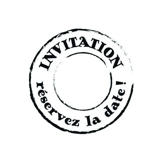 Tampon bois woodies invitation réservez la date Tampon bois woodies invitation réservez la date
