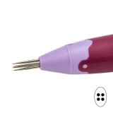 Outil de perforation carré 4 pointes bold 10289 Pergamano