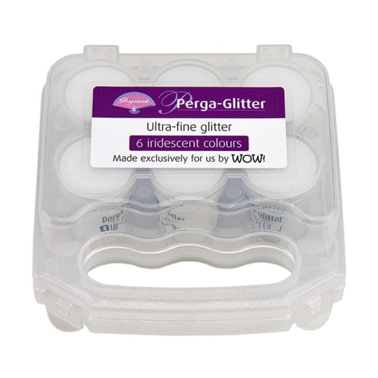 Paillettes ultra fines iridescentes exclusivité WOW 6 flacons Paillettes ultra fines iridescentes exclusivité WOW 6 flacons