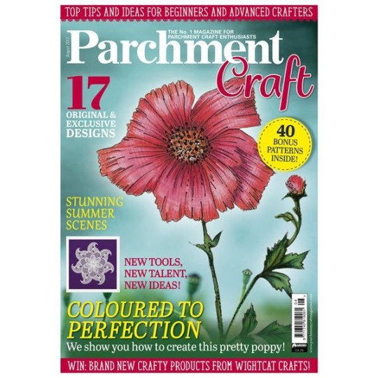 Parchment Craft magazine Pergamano aout 2017 Coloured to Perfection Parchment Craft magazine Pergamano aout 2017 Coloured to Perfection