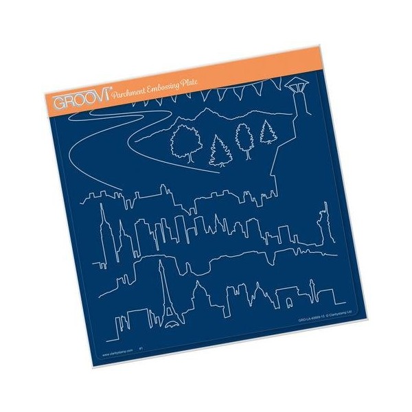 Gabarit tracage du parchemin Profil de villes Groovi
