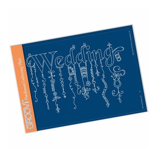 Gabarit tracage du parchemin mariage Groovi