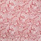 Papier népalais lokta paisley arabesque vieux rose et blanc