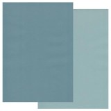 Papier parchemin Groovi assortiment 2 tons bleu petrole bleu fumee 40774 10 feuilles