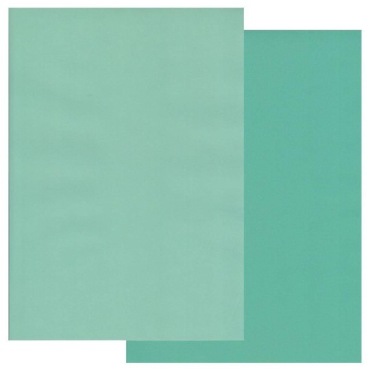 Papier parchemin Groovi assortiment 2 tons de turquoise 40769 10 feuilles