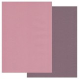 Papier parchemin Groovi duo A4 vieux rose / figue 10 feuilles