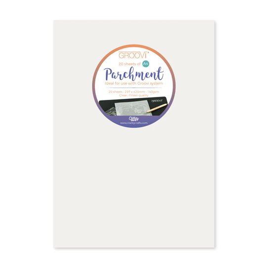 Groovi papier parchemin blanc regular A4 20fe 40024