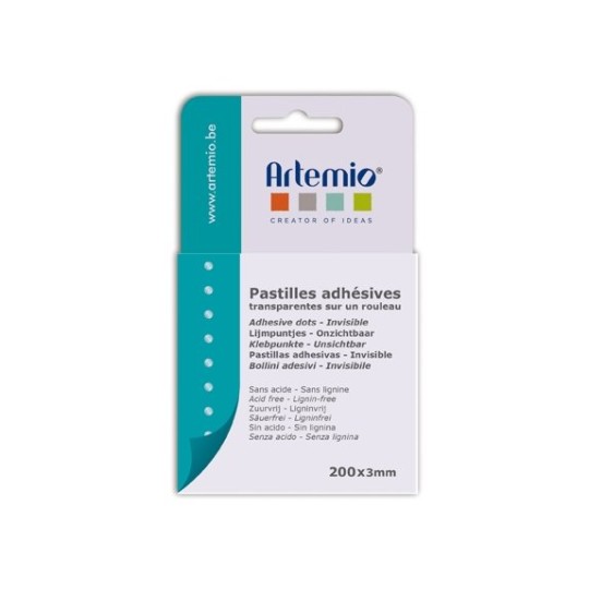Double face adhésif pastilles de colle 3D 3mm 300p Double face adhésif pastilles de colle 3D 3mm 300p