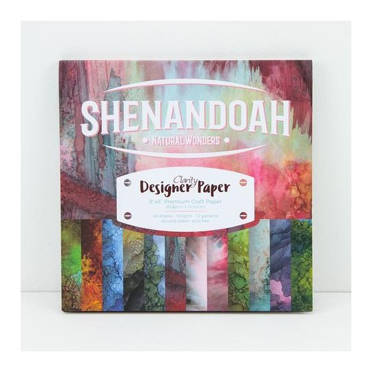 Papier scrapbooking assortiment shenandoah 48f recto verso Papier scrapbooking assortiment shenandoah 48f recto verso