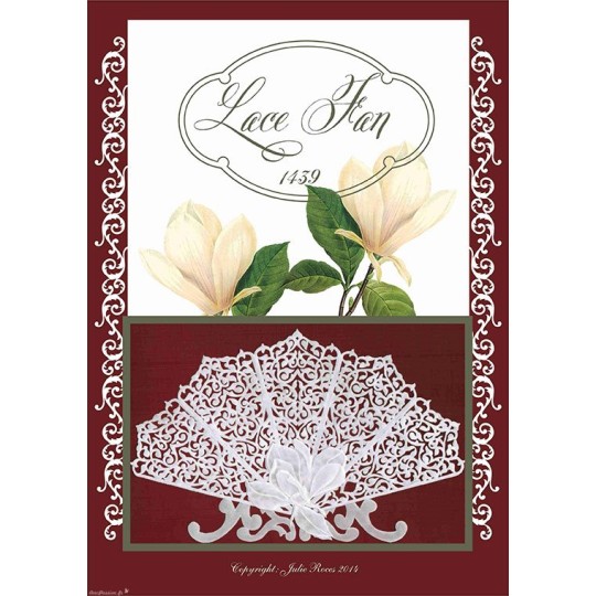 Modèles Julie Roces patron Pergamano Lace Fan 1439