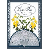 Modèles Julie Roces patron Pergamano Lace Fan 1438