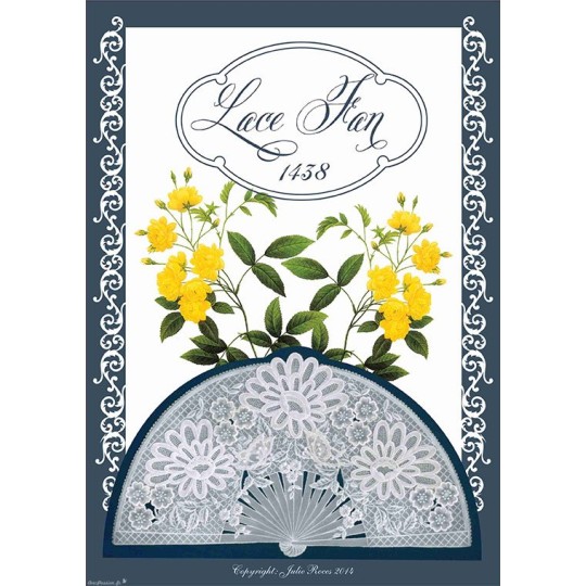 Modèles Julie Roces patron Pergamano Lace Fan 1438