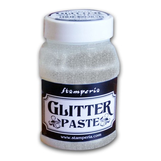 Vernis pâte texture glitter argent 100ml Vernis pâte texture glitter argent 100ml