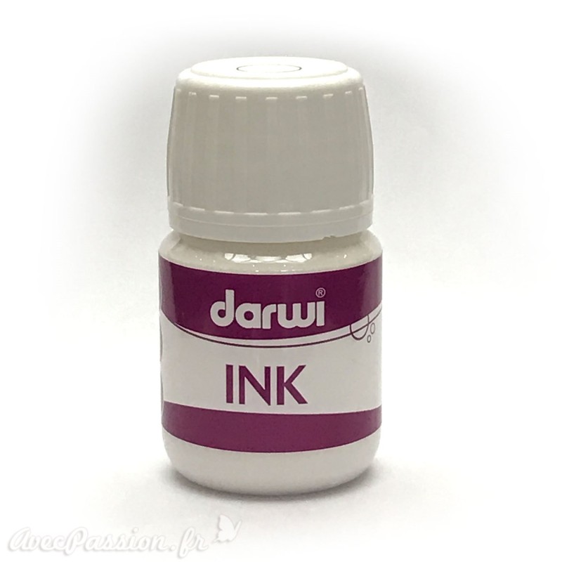 Darwi encre blanc type tinta Pergamano