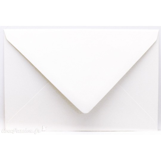 Enveloppes rectangle blanc irisé 11x15.6cm qu50 Enveloppes rectangle blanc irisé 11x15.6cm qu50