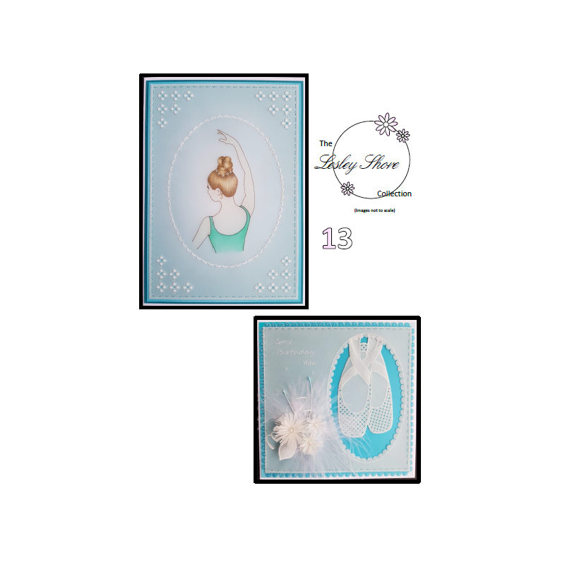 Patrons Lesley Shore danseuse ballerine Pergamano pattern 13