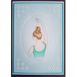 Patrons Lesley Shore danseuse ballerine Pergamano pattern 13