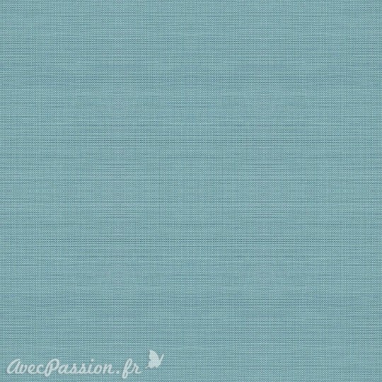 Simili imitation toile enduite texmex bleu mer chiné 