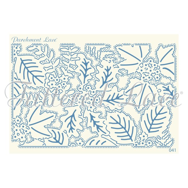 Grille parchemin motifs Tattered Lace 41 Manda