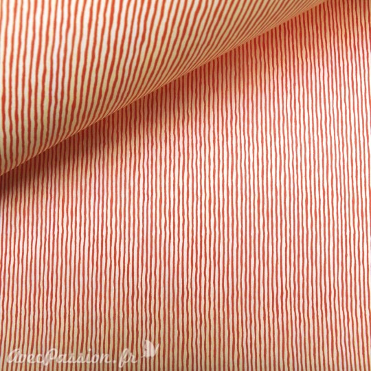 Papier tassotti à motifs rayures rouge