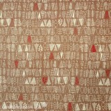 Papier tassotti à motifs sapin de noel kraft