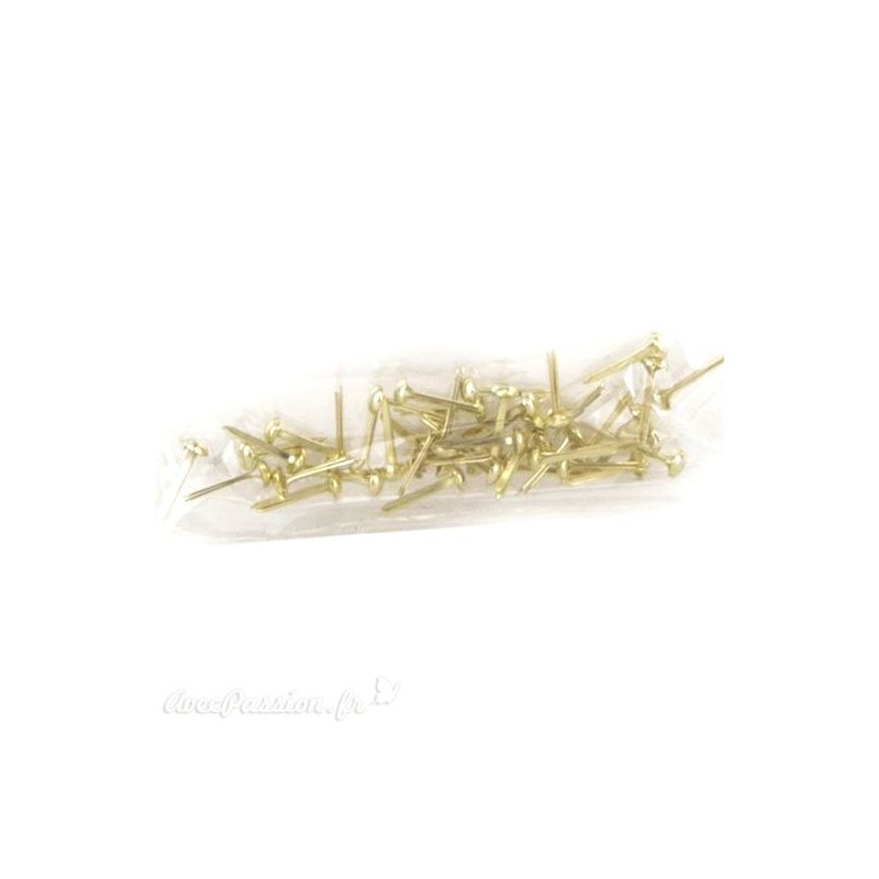 Attaches parisiennes doré 3mm
