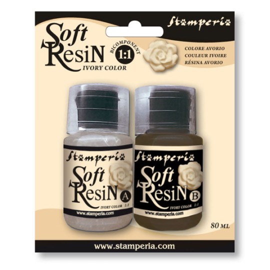 Résine Soft Resin ivoire pour moule décoratif 40ml 2p Résine Soft Resin ivoire pour moule décoratif 40ml 2p