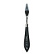 Spatule pour application pâte en relief manche noir