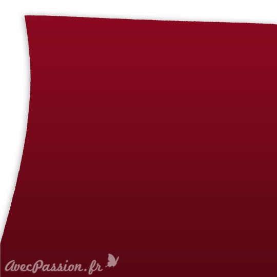 Papier uni rouge imitation touché de la peau Papier uni rouge imitation touché de la peau