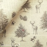 Papier tassotti à motifs les voix de le forêt