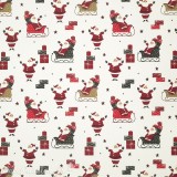 Papier tassotti à motifs noël traineau
