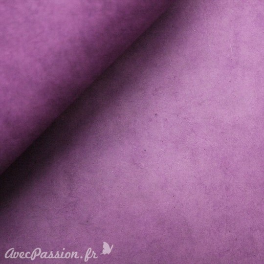 Papier népalais lokta lamaLi violet Papier népalais lokta lamaLi violet