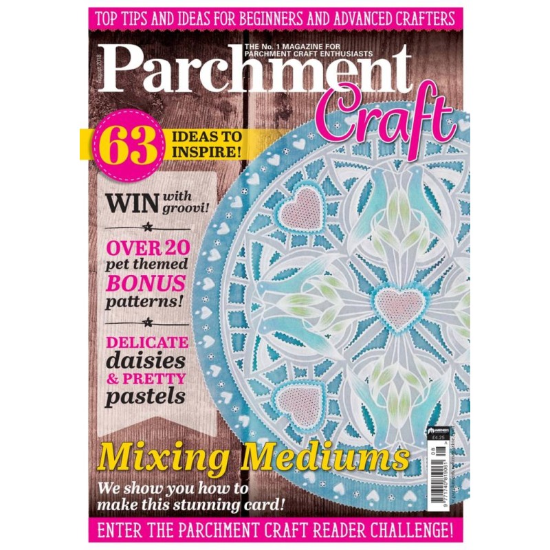 Parchment Craft magazine Pergamano aout 2018