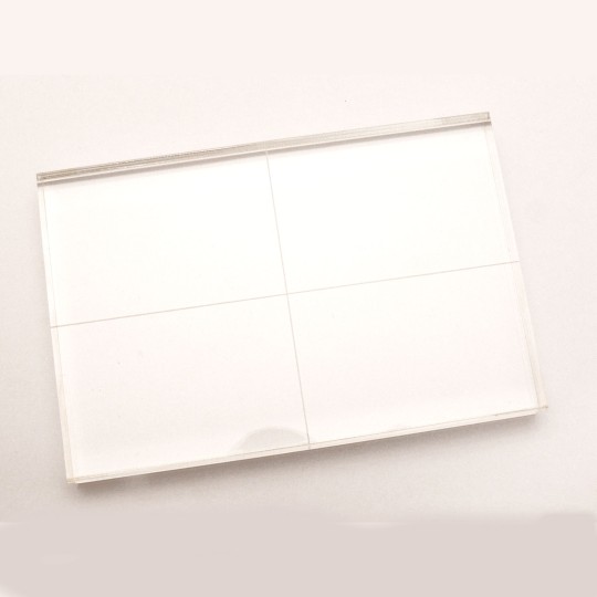 Bloc acrylique gradué pour tampons clear stamps Bloc acrylique gradué pour tampons clear stamps