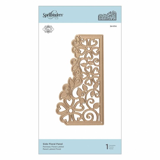 Dies découpe gaufrage panneau floral n°1 Spellbinders Dies découpe gaufrage panneau floral n°1 Spellbinders