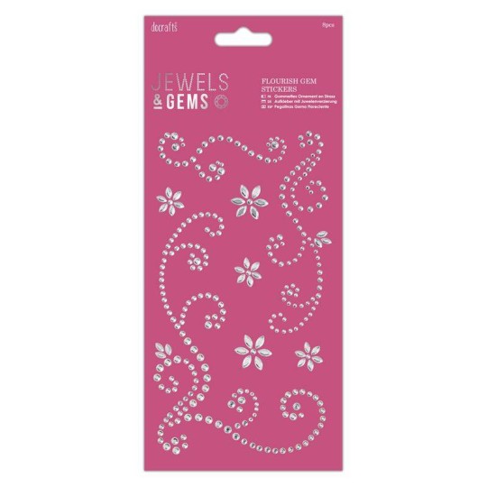 Strass autocollant arabesques docrafts Strass autocollant arabesques docrafts