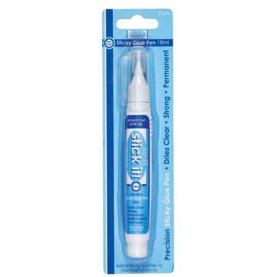 Stylo colle 2 pointes, Collall Tacky Glue, transparente, 30ml | Piccolino