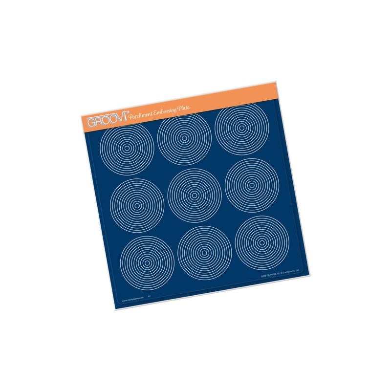 Groovi gabarit traçage parchemin cercles