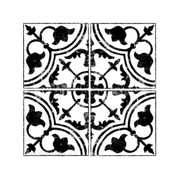 Tampons IOD Clear Stamps Field Tile Cubano