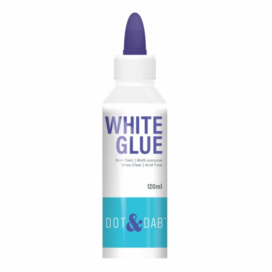 Colle vinylique blanche Dot & Dab flacon pointe très fine 120ml