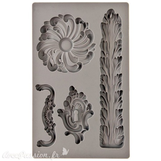 Moule décoratif IOD Iron Orchid Designs en silicone flexible Renaissance Moule décoratif IOD Iron Orchid Designs en silicone flexible Renaissance