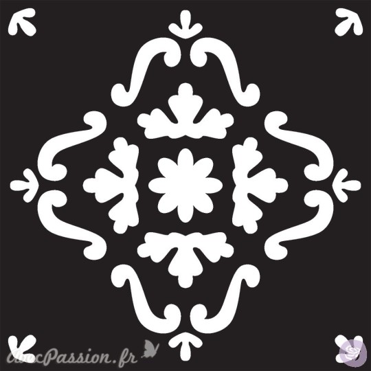 Pochoir 3D stencil déco Eastern Tile 29x29cm Pochoir 3D stencil déco Eastern Tile 29x29cm
