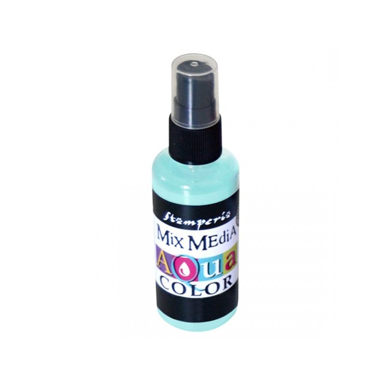 Encre en spray Mix Media Aqua color vert d'eau