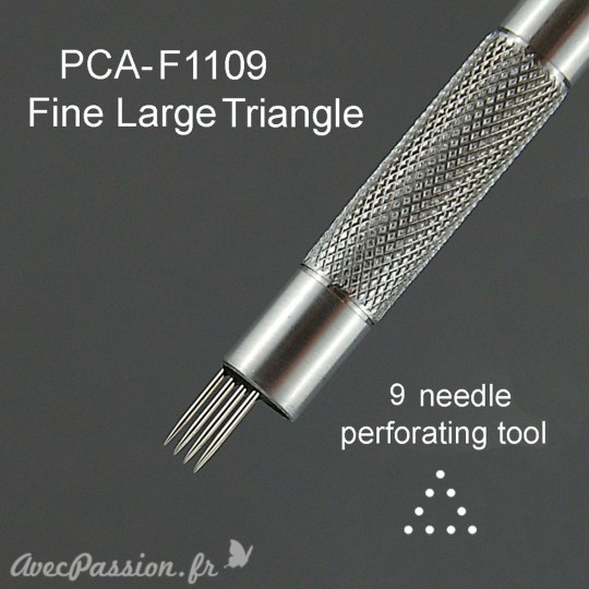 PCA outil de perforation triangle plein fines 6 pointes PCA outil de perforation triangle plein fines 6 pointes