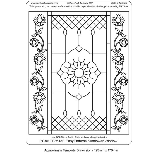Template PCA gabarit traçage motifs vitrail floral Template PCA gabarit traçage motifs vitrail floral
