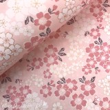 Papier japonais washi lotus rose By Taniguchi