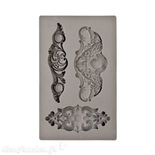 Moule décoratif IOD Iron Orchid Designs en silicone flexible Needful Moule décoratif IOD Iron Orchid Designs en silicone flexible Needful